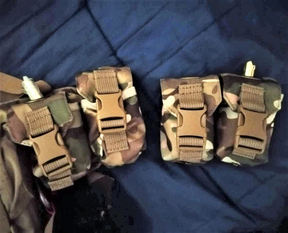 Підсумок під гранату IRR Cordura 500D Піксель MM-14 (olive) Molle Запоріжжя - фото 8