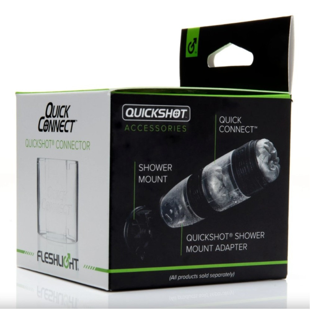 Адаптер для з'єднання 2х мастурбаторів Quickshot Quick Connect (RP) разом Sex Aura Київ - фото 4