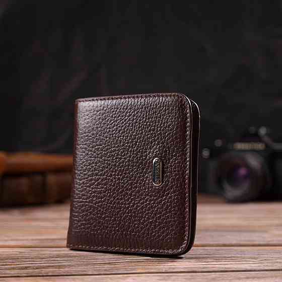 Гаманець для жінок невеликого розміру з натуральної шкіри CANPELLINI 21798 Коричневий Київ