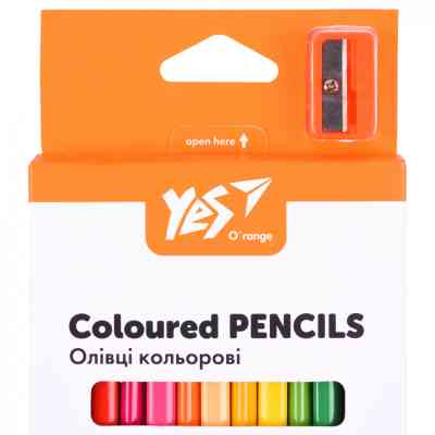 Олівці кольорові Yes Orange Line 18 кольорів з точилкою (290739) Вінниця
