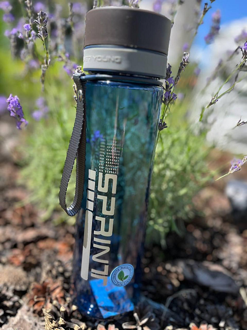 Пляшка для води CASNO 1000 мл KXN-1111 Блакитна Кам'янське - фото 2