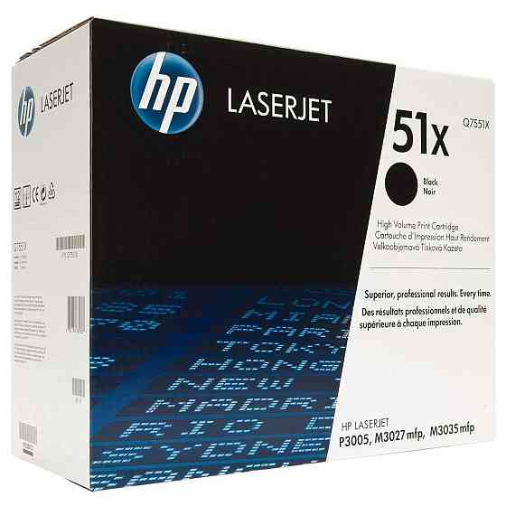 Картридж 51X HP LJ P3005/M3027/M3035 (Q7551X) Black Киев