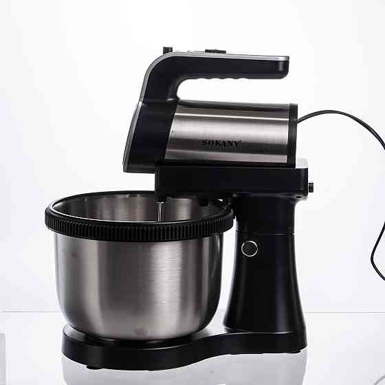Міксер стаціонарний Sokany 4 л, 1000 Вт, 5 швидкостей Київ