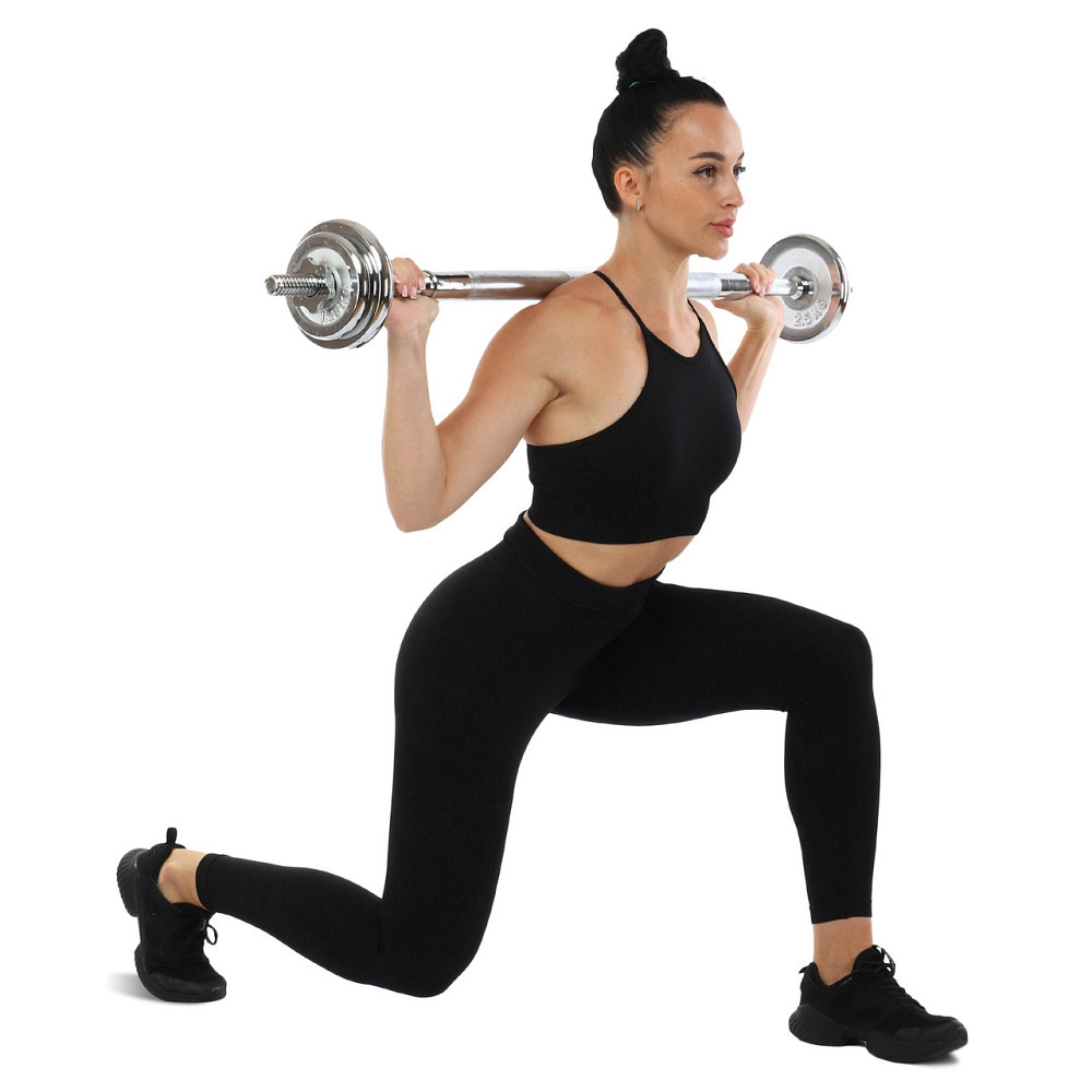 Набір гантелей зі штангою 3в1 у пластиковому кейсі 30 кг Zelart 9639 Київ - фото 9