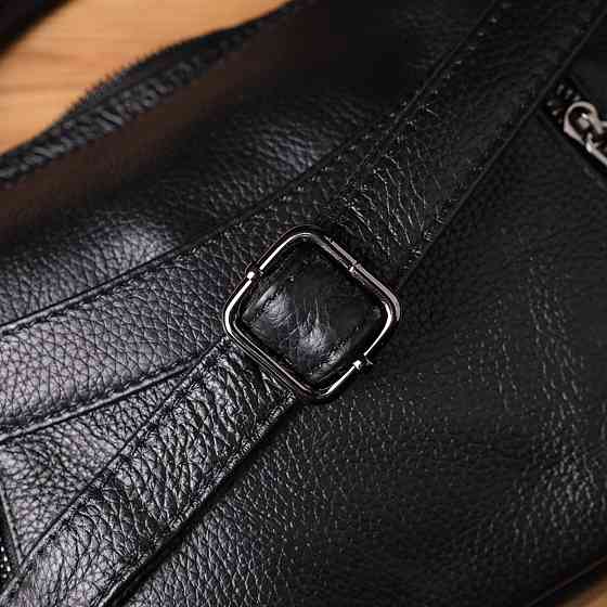 Жіноча сумка з натуральної шкіри Vintage 23011 Чорний Київ