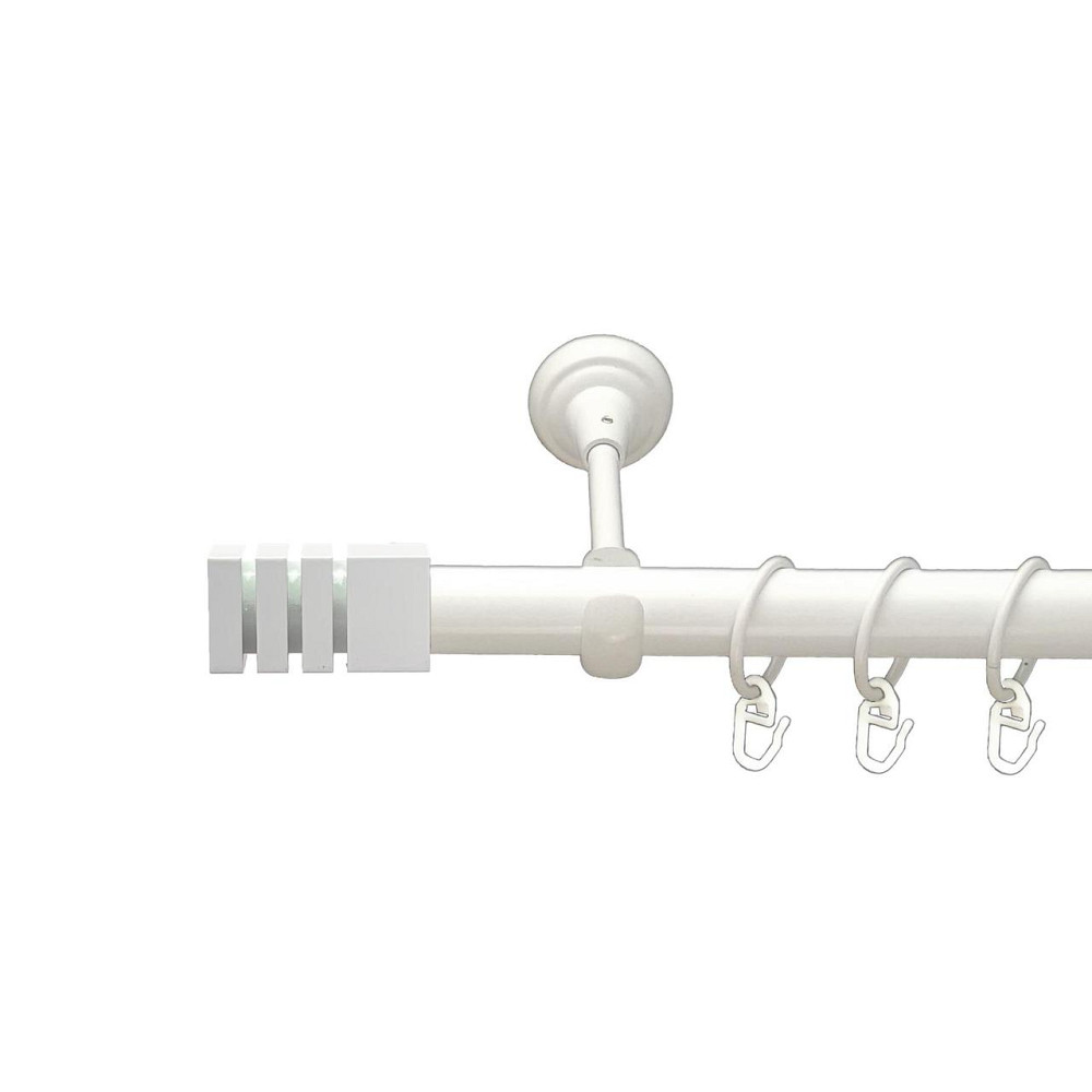 Карниз Orvit Акорда металевий однорядний відкритий гладка труба кільце металеве Арктіс 25 мм 160 см (00-00027579) Львів - фото 1