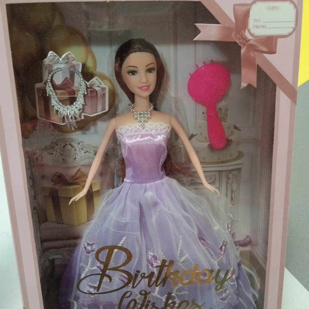 Лялька у коробці з сумочкою та розчіскою Київ - фото 6