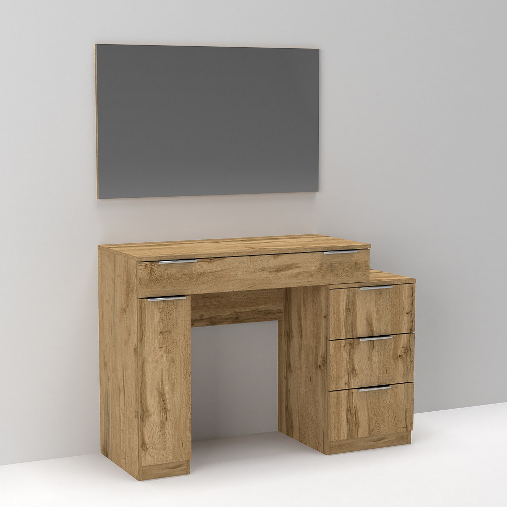 Стол туалетный Трюмо Кристалл, Дуб Аппалачи, 1200/452/847 Львов - изображение 5