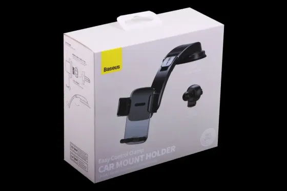 Подставка под телефон на обдув/панель Baseus Easy Control Clamp (стекло) Винница