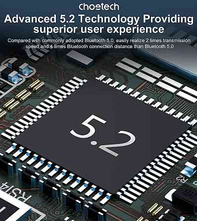 Bluetooth-гарнітура Choetech BH-T06 TWS bluetooth Чорний Харьков