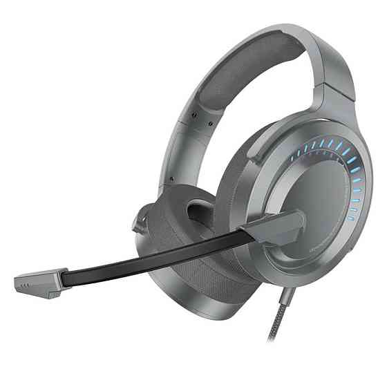 Игровые наушники BASEUS GAMO Immersive Virtual 3D Game headphone NGD05-0A (Серые) Николаев