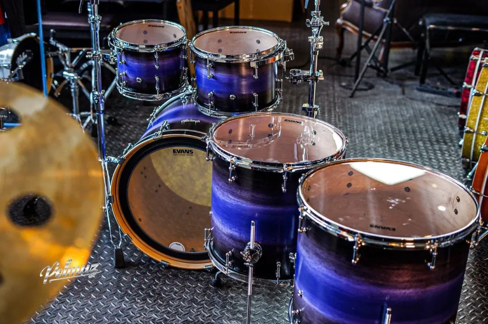 Ударная установка  Polmuz Maple Model 1 - 22/10/12/16/18 Artist Blue to black Fade Киев - изображение 1