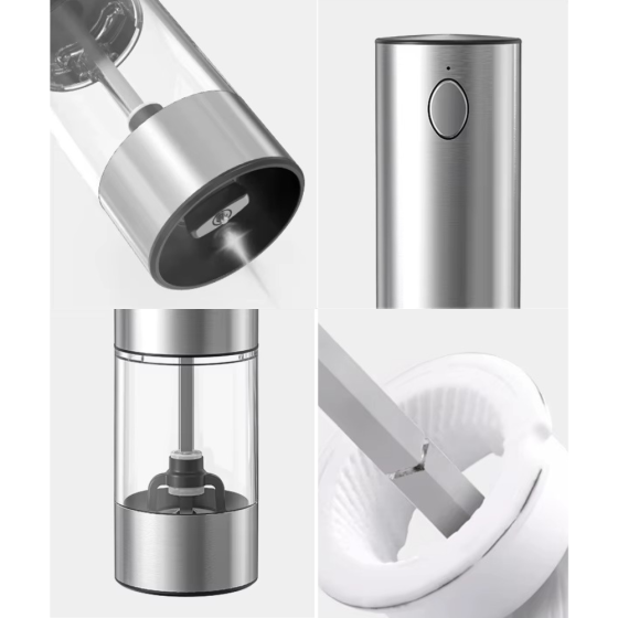 Мельница для специй электрическая аккумуляторная, автоматическая, измельчитель для перца и соли Каменец-Подольский