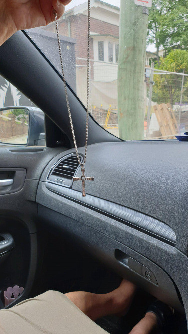 Хрестик Домінік Торетто на дзеркало в авто колір Зол Київ - фото 3