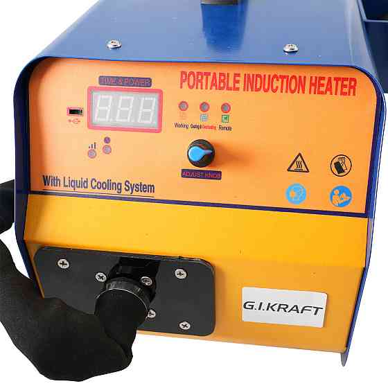 Індукційний нагрівач 3.5KW з рідинним охолодженням 220V G.I.KRAFT WCIH-3.5KW Одеса