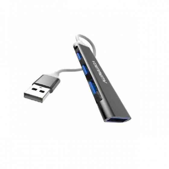 Разветвитель USB 3.0 хаб 4 порта Black Винница