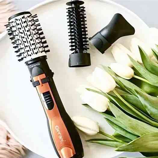 Фен профессиональный складной, Стайлеры для локонов, Хорошая фен щетка вращающаяся, Фен-расческа YK-57 Львов