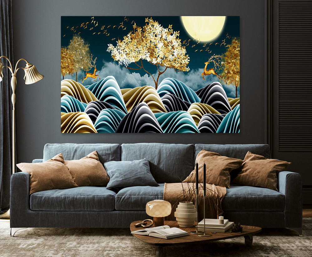 Картина полотно у вітальню / спальню   Природа    MLP_284 ( 60х30см ) 60x100 см Київ - фото 3