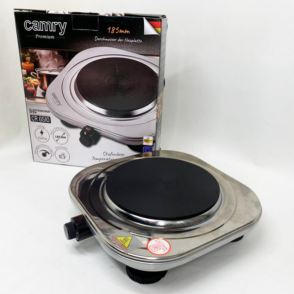 Плита електро для домашнього приготування, Переносна компактна електроплита, Плита кухонна переносна TY-85 Львів - фото 5