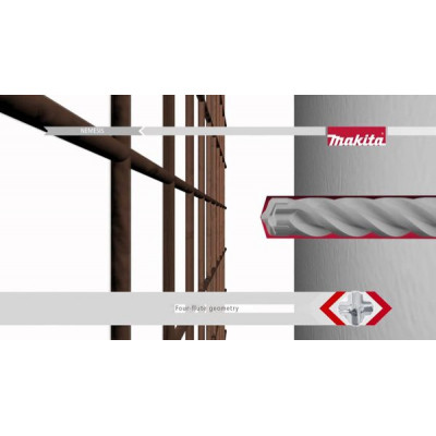 Бур Makita SDS-Plus Nemesis II 10x265 мм (B-58229) Вінниця - фото 5