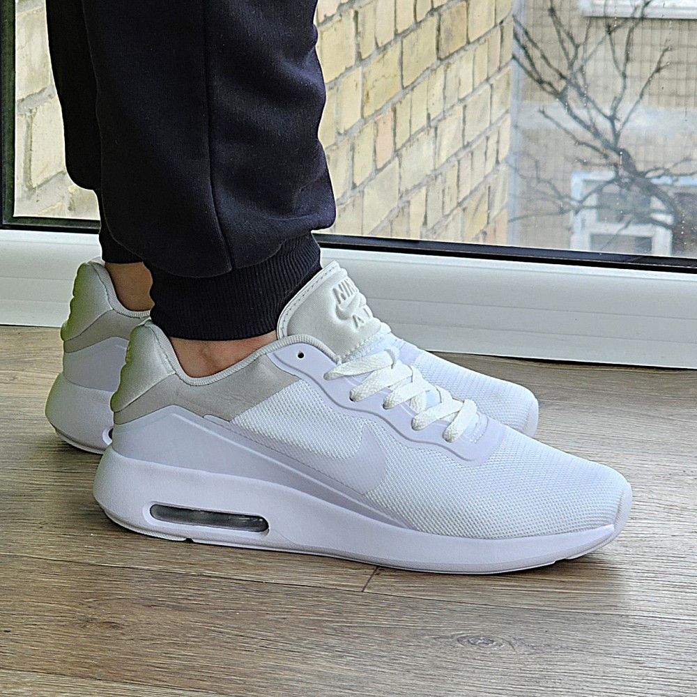 Мужские Кроссовки Nike 90 Белые Найк с Амортизацией Тканевые Летние Сеточка (размеры: 41,42,43,44,45) - 535-3 Днепр - изображение 6