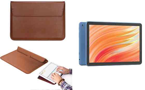 Чехол-конверт VitoCase для Amazon Fire HD 10 (13th gen), с функцией подставки для планшета Коричневый Киев