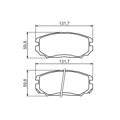 Гальмівні колодки Bosch 0 986 494 374 Вінниця - фото 7