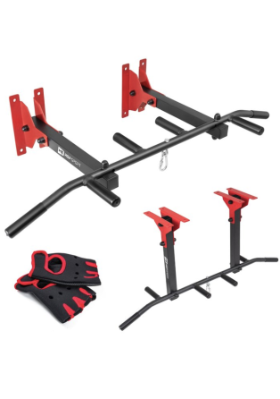 Турнік універсальний на стіну та стелю Hop-Sport HS-2006K із рукавичками Київ