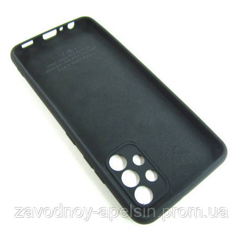 Samsung A32 A325 4G чохол мікрофібра Silicone Cover black Одеса - фото 2