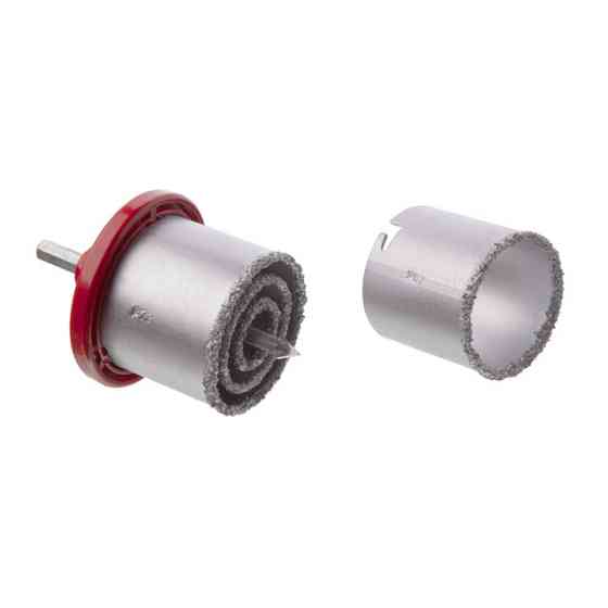 Набір корончастих свердел для плитки 5 од., 33–73 мм, вольфрамове напилення INTERTOOL SD-0429 Киев