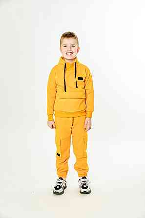 Костюм детский, спортивный х/б 100% (серый меланж, ментол, сиреневый,розовый, желтый) Крохатушка одяг Киев