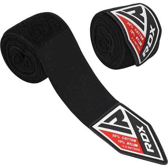 Бинти для боксу RDX WX Professional Boxing Hand Wraps Black (4.5м.) Луцк
