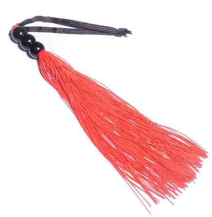 Силиконовый флогер ( длина 26 см ) Fetish Boss Series - Silicone Whip Red 10