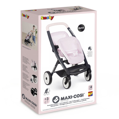 Коляска для кукол Smoby для двойни Maxi-Cosi Розовый жемчуг, 54 х 38, 5 х 64 см, 3+ (7600253221) Винница - изображение 2