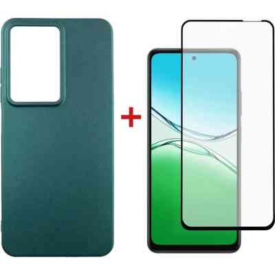 Чохол до мобільного телефона Dengos Oppo A5 4G Case Soft + Glass (Green) (DG-KM-154) Вінниця