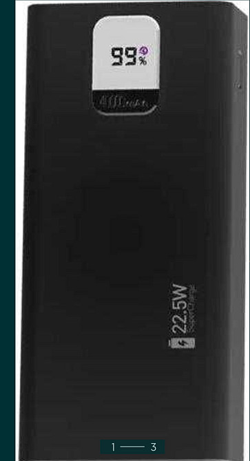 Швидкий повербанк/Rower Bank Movespeed H40 40000mAh 22.5W (H40-22W/K. Киев - изображение 2