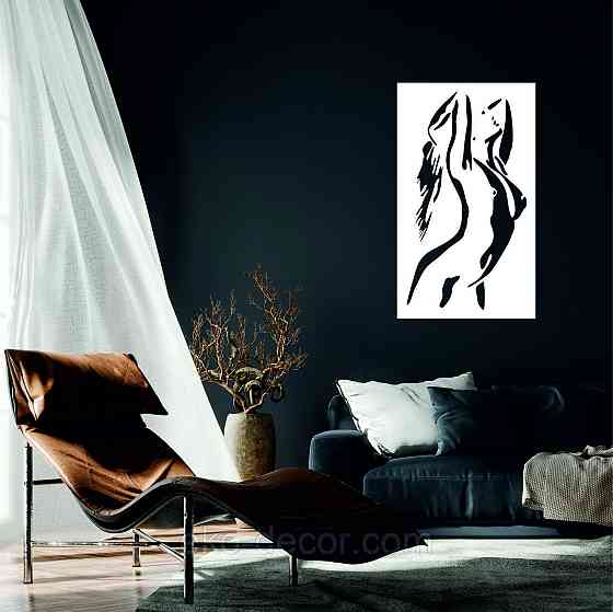 Декоративне настінне Панно «Силует жінки», Декор на стіну Київ