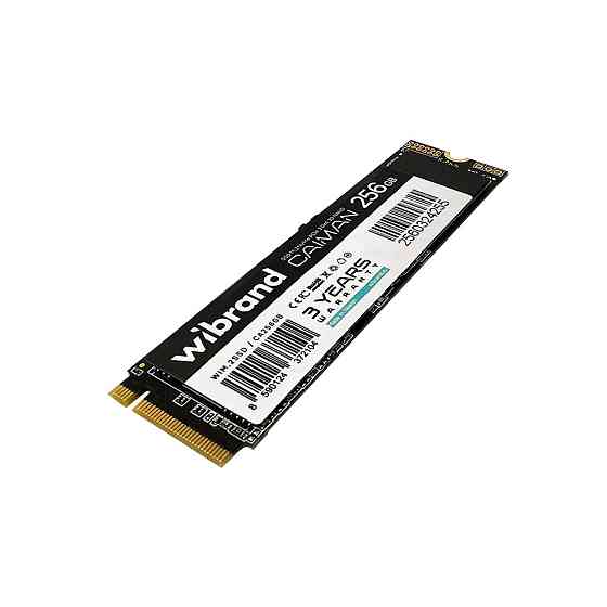 SSD диск накопичувач M.2 Wibrand Caiman 256GB NVMe 2280 PCIe 3.0 3D NAND WIM.2SSD диск накопичувач / CA256GB Одеса