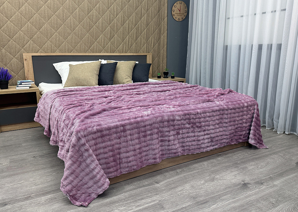 Плед-покривало 200х230 см (+-5см) Soft Night Ліловий (87-134) Київ - фото 2