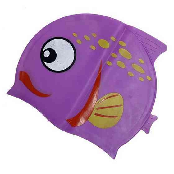 Шапочка для плавания детская Fish NE-SW-390-V, фиолетовая Винница