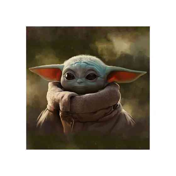 Постер на ПВХ "Yoda Grogu Portrait" UkrPoster 2200550041 без рамки, 50х50 см Вінниця