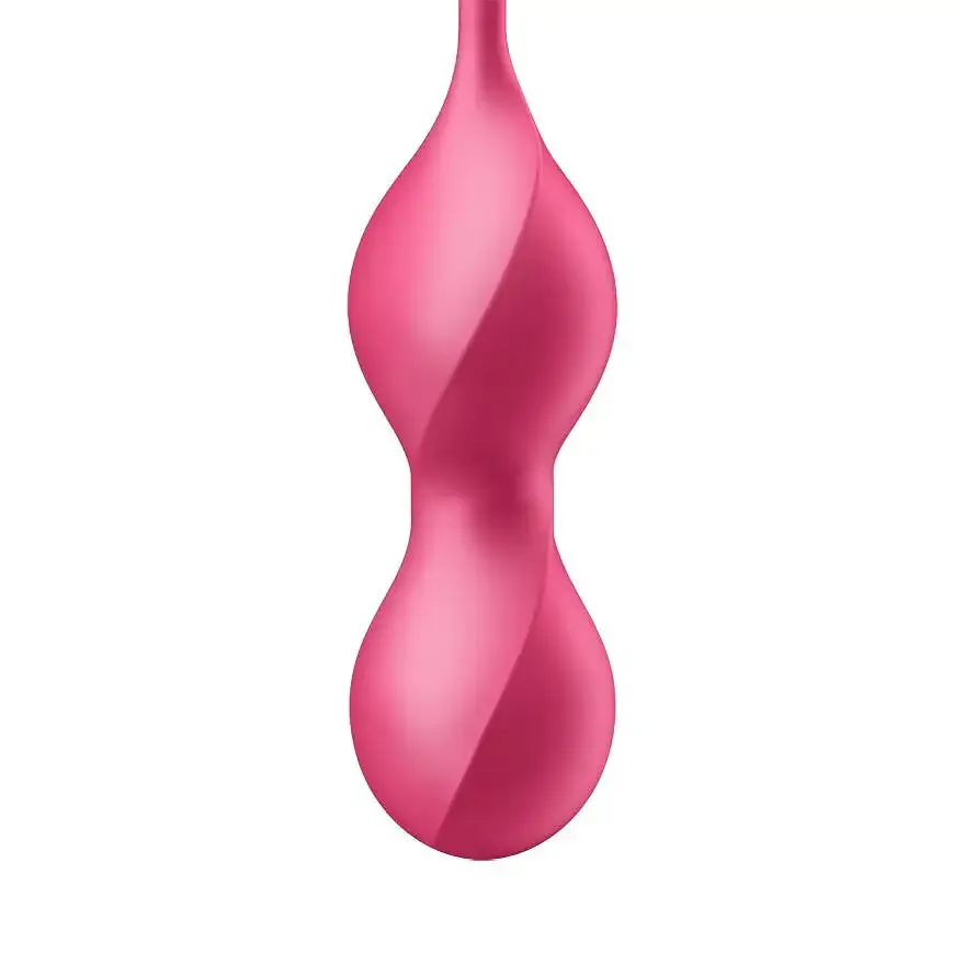 Вагінальні кульки з вібрацією Satisfyer Love Birds 2 Connect App Red Львів - фото 4