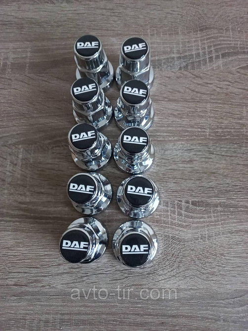 Ковпачок пластиковий на гайку 32мм DAF нікель Ковпачок пластиковий 32мм DAF Луцьк - фото 2