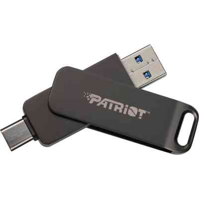 USB флеш накопичувач Patriot 64GB Rage R550 Matte Black USB/Type-C 3.2 (PE64GR550DSAD) Вінниця