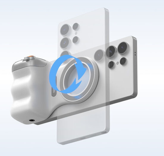 Держатель магнитная ручка для съемки на телефон/айфон Telesin P5-MP-001WH Киев - изображение 2
