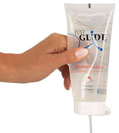 Лубрикант - Just Glide Strawberry, 200 мл Sex Aura Киев
