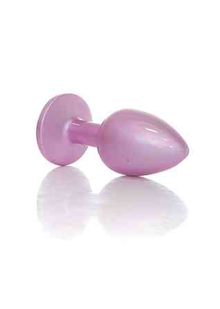 Анальна пробка B-Series Plug Jewellery Pearl Pink PLUG, металева, рожева, S Sex Aura Київ