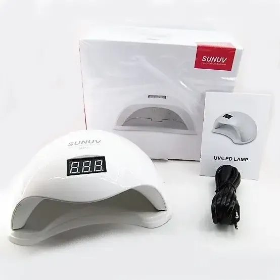 Светодиодная гибридная UV/LED лампа Sun 5 (48 вт) ОРИГИНАЛ с переключением на 24 вт. Белая. Киев