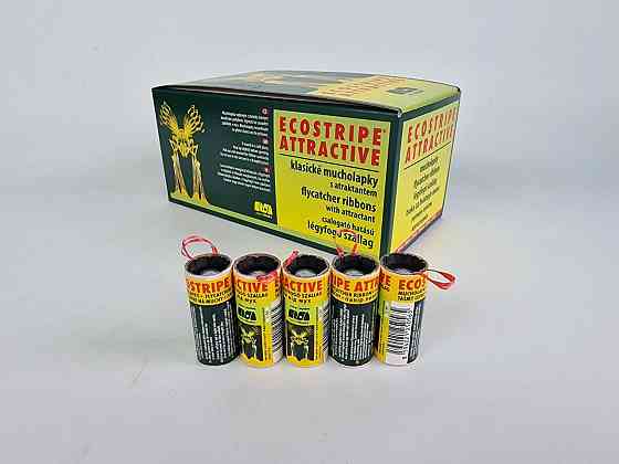 Клейка стрічка від мух (мухолівка) Ecostripe Чехія (100 шт.) Харків