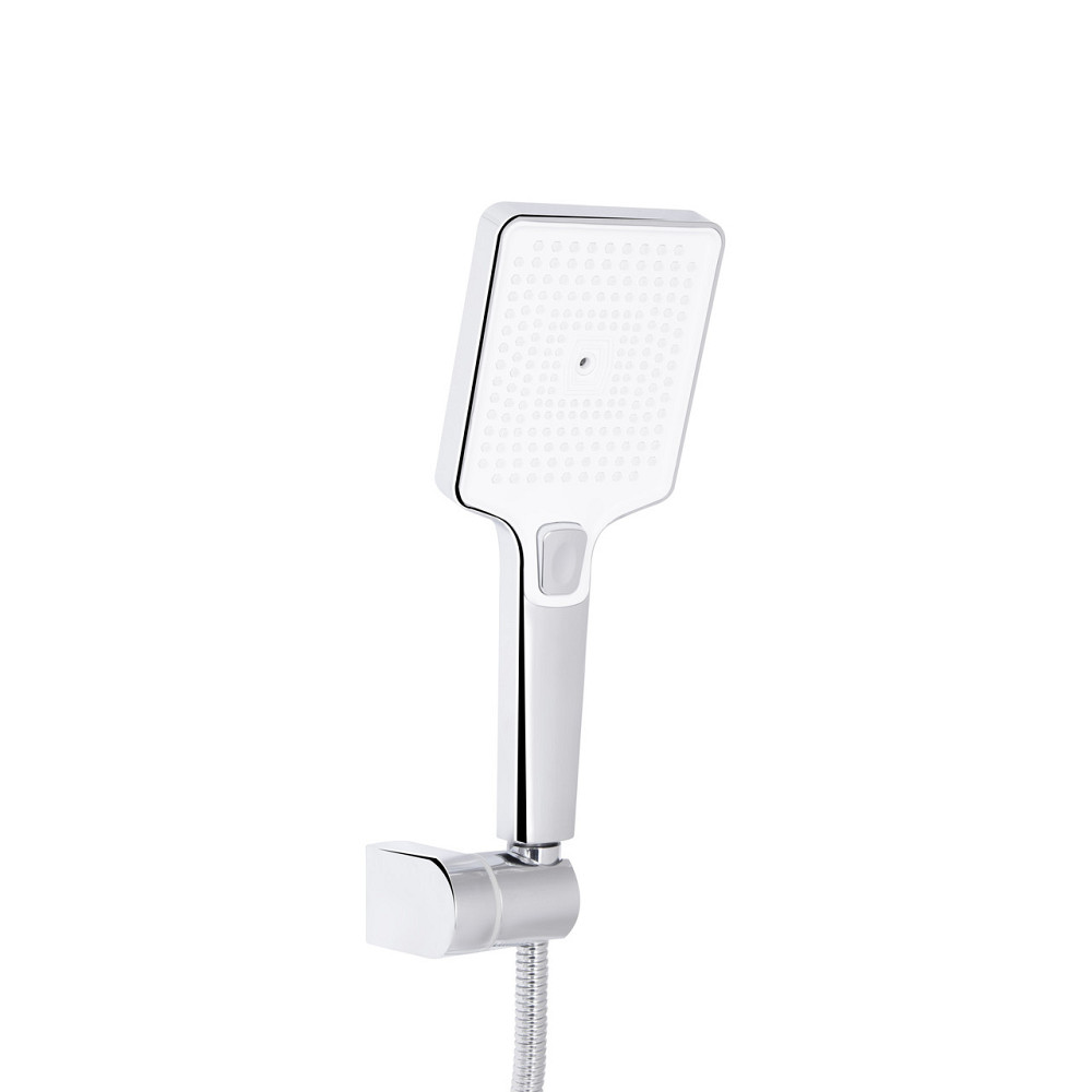 Змішувач для ванни Qtap Presto (з душовим гарнітуром) QTPRE259CRW45579 Chrome/White Київ - фото 5